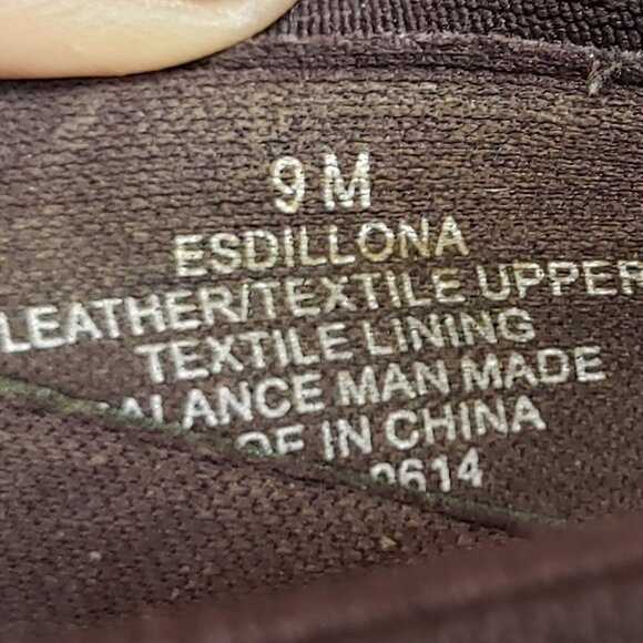 EUC EASY SPIRIT ESDILLONA premium leather platform wedges (9) chocolatey brown - Picture 3 of 7